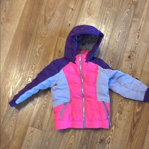 Spyder Kids Jacket - Pink, Purple, and Gray